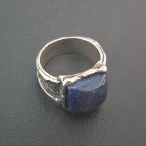 Grace & Heart Night Shift Ring Sterling Silver/Lapis size 8